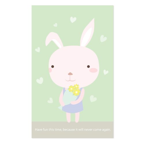 토끼 미니 카드