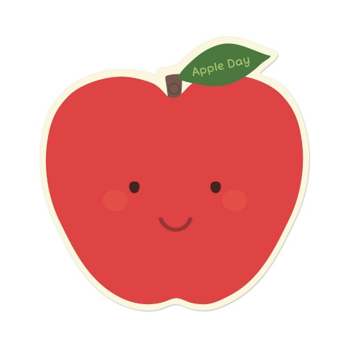 귀여운 사과 애플데이 엽서(봉투미포함)